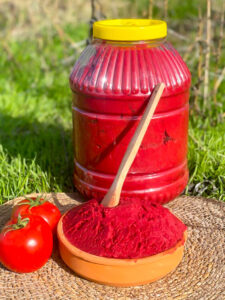 wheat from organic farms